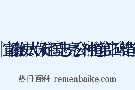 宣徽使太保定国忠亮公神道第二碑造句是什么意思的图片